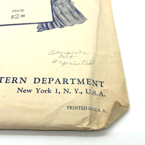 Modes Royale Customized Vintage 1930's 40's?  Pattern #126  Women's Suit Size 12 - Picture 6 of 11